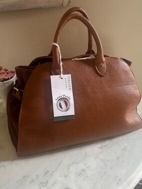 Italian Leather Satchel
